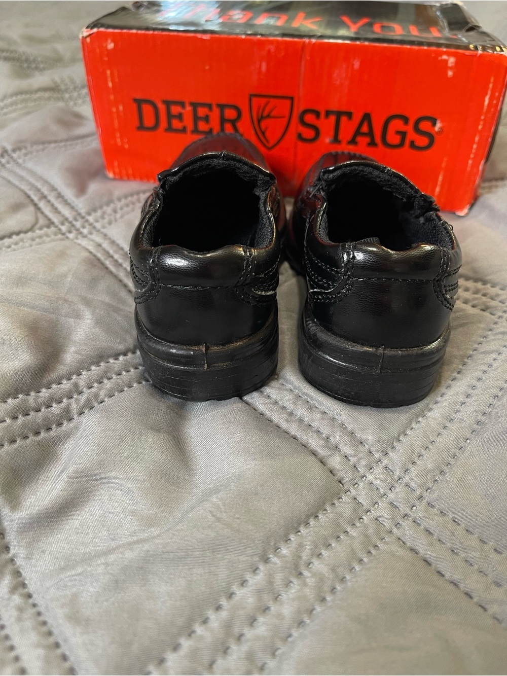Deer Stags Boys' Wise Dress Comfort Slip-On Loafer Black / 5.5 Toddler / Medium - Picture 4 of 9
